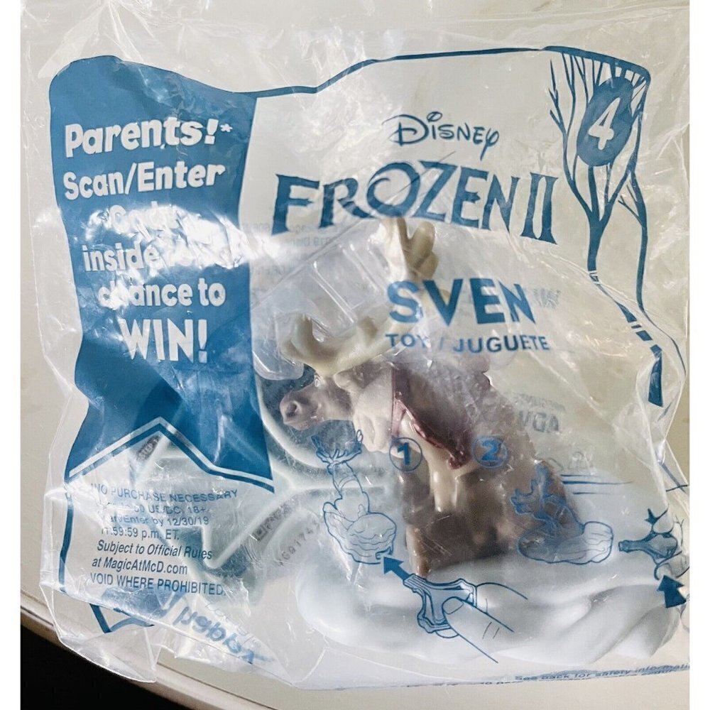 Frozen II Sven Action Toy #4 McDonald’s Happy Meal Disney Reindeer